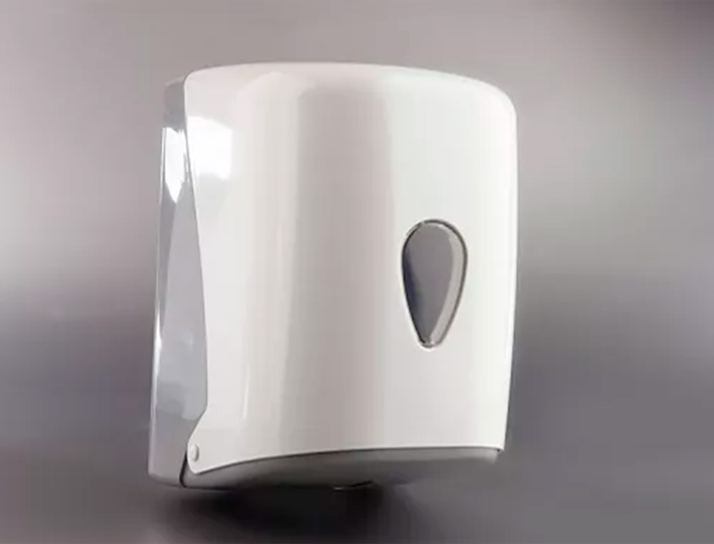 DISPENSADOR PAPEL SECAMANOS DAHI MECHA ABS COLOR BLANCO 321X207X220 MM
